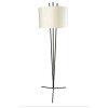 1960 Lampadaire en fer forgé et laiton doré Ateliers Vallauris 8