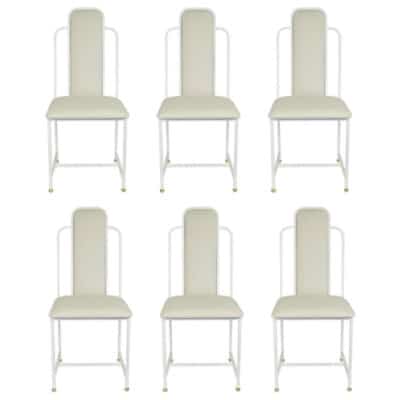 Series of 6 Maison Roche chairs 1970