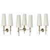 Trio d’appliques en bronze Maison Honoré 1960 9