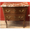 18th century mahogany small sauté-pan with two drawers 15