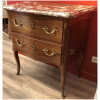 18th century mahogany small sauté-pan with two drawers 14