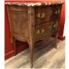 18th century mahogany small sauté-pan with two drawers 13