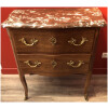 18th century mahogany small sauté-pan with two drawers 12