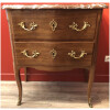 18th century mahogany small sauté-pan with two drawers 11