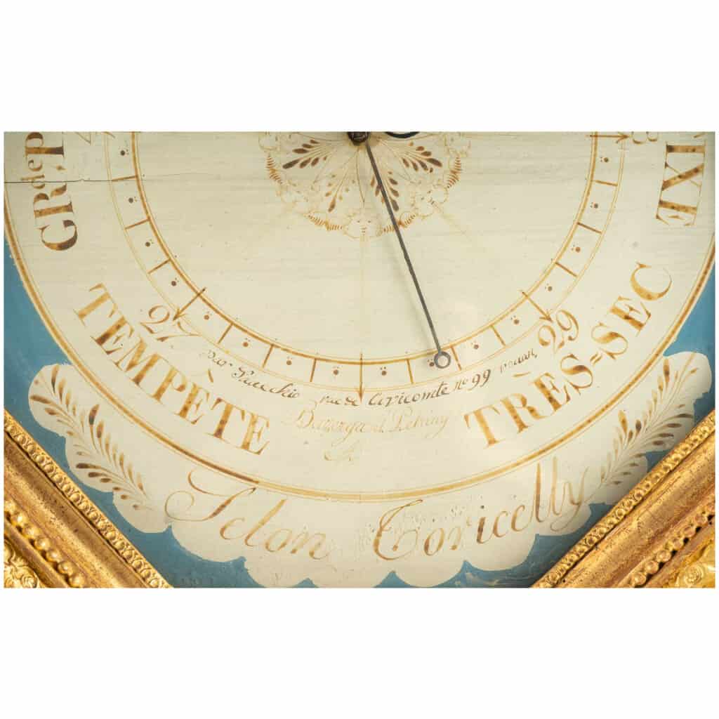 BAROMETER FROM THE 1ST EMPIRE (1804 - 1815). 7