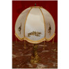 Luminaire Pied de lampe ancien en bronze doré fin XIXème siècle signé Gagneau 17