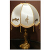 Luminaire Pied de lampe ancien en bronze doré fin XIXème siècle signé Gagneau 24