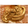 Luminaire Pied de lampe ancien en bronze doré fin XIXème siècle signé Gagneau 19