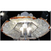 Carlo Nason-Mazzega Hanging lamp flowers Venice 20th Century 3-light 9-light fixture