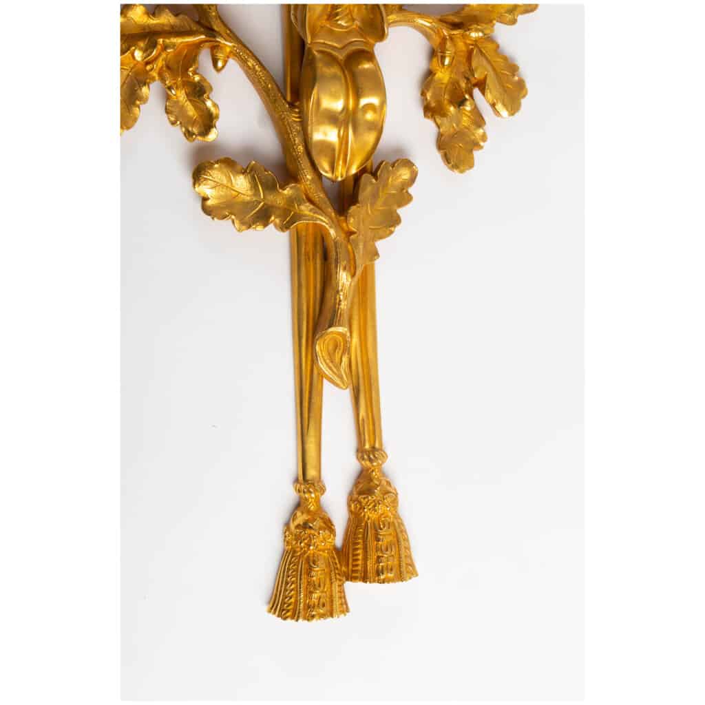 Suite of four important Louis style sconces XVI. 6