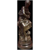 MOREAU Mathurin Bronze Ancien Original Signé XIXème Siècle Maternité Jeune Femme avec son enfant 18