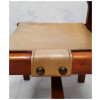 Suite De 4 Chaises Brutalistes – Orme & Cuir – Ca 1960 24