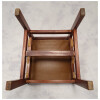 Suite De 4 Chaises Brutalistes – Orme & Cuir – Ca 1960 26