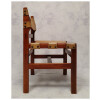 Suite De 4 Chaises Brutalistes – Orme & Cuir – Ca 1960 20