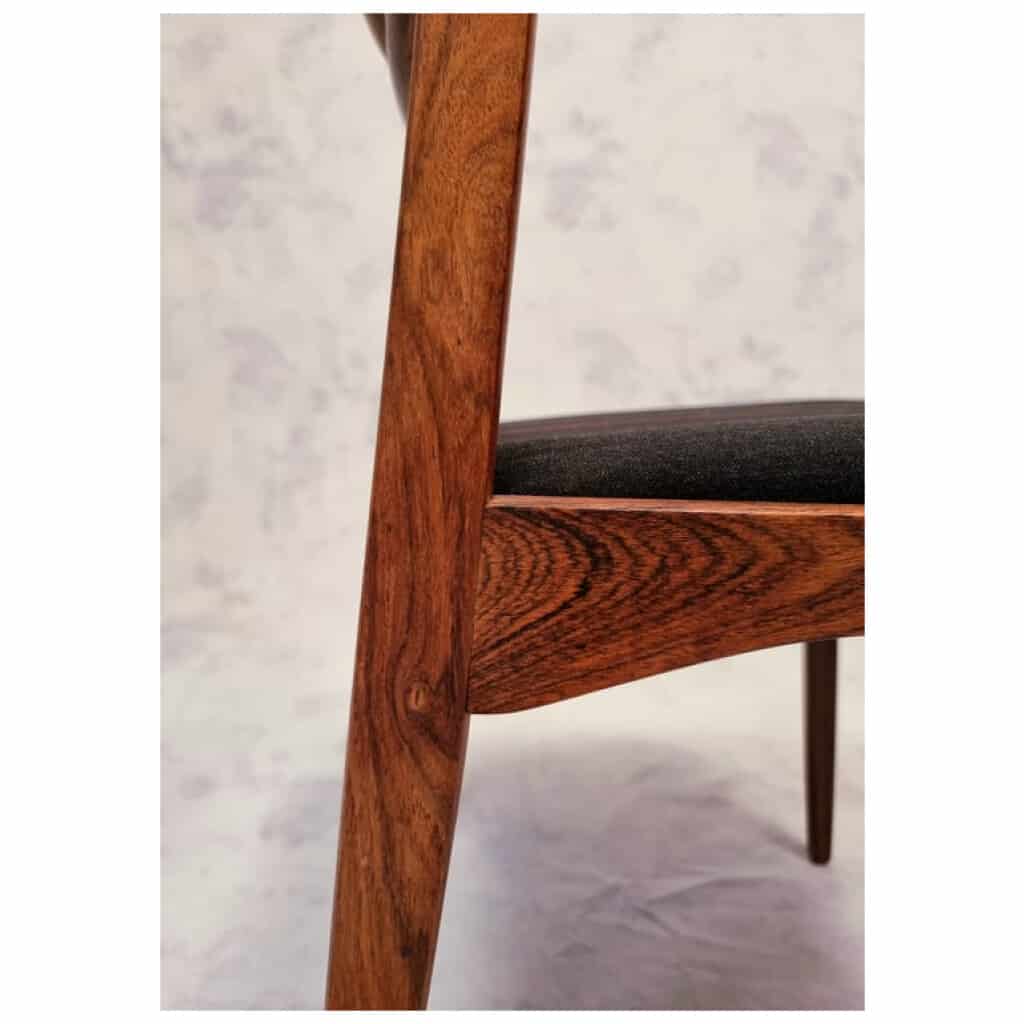 Suite of 4 Chairs by Vestervig Eriksen for Brdr. Tromborg - Rosewood - Ca 1960 11