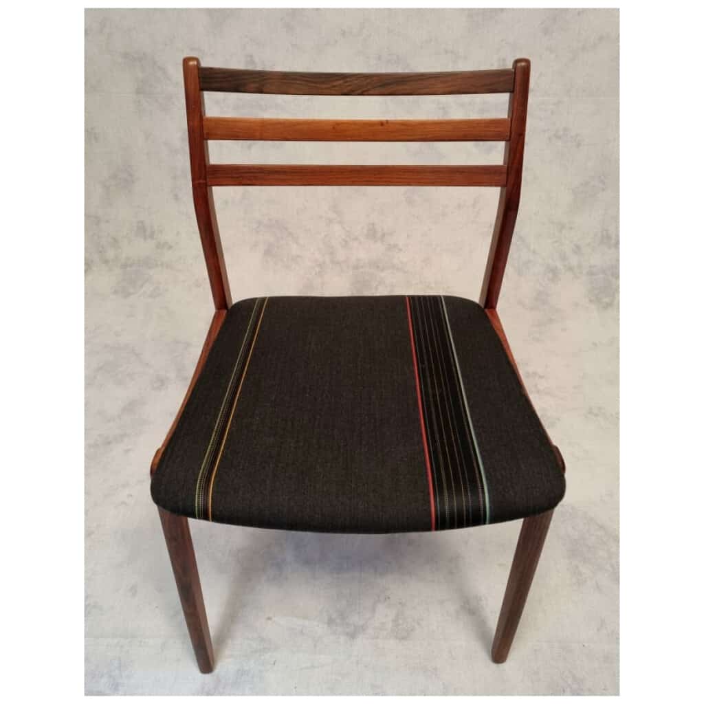Suite of 4 Chairs by Vestervig Eriksen for Brdr. Tromborg - Rosewood - Ca 1960 8