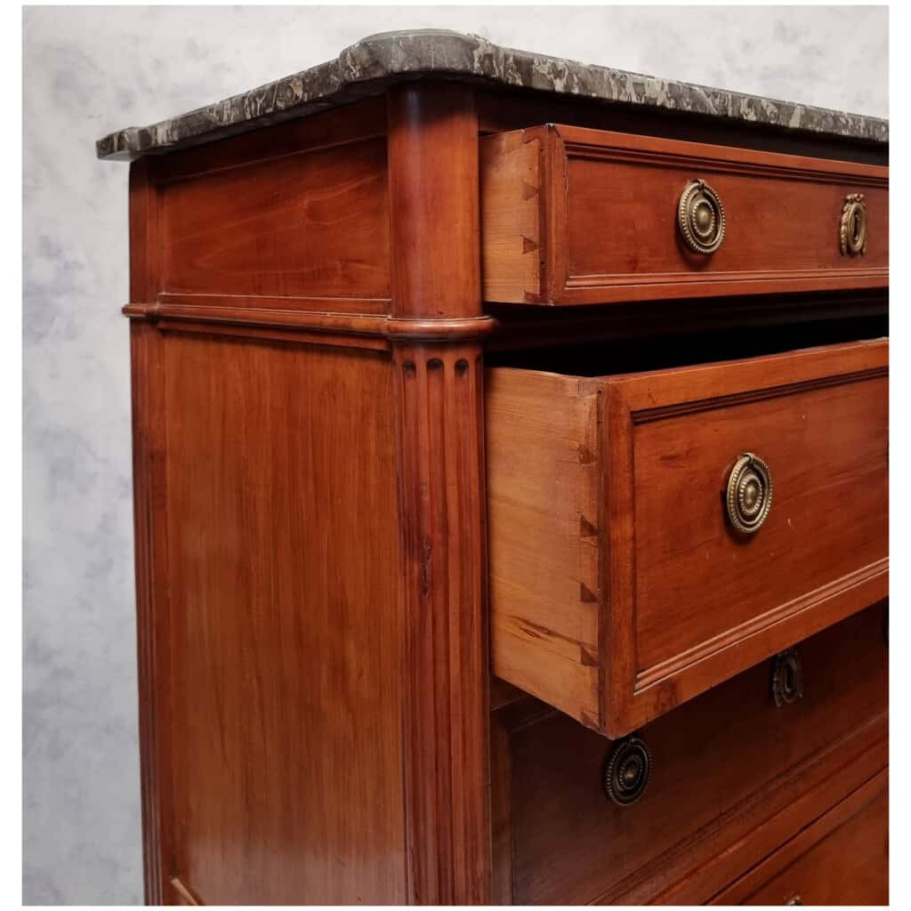 Louis Style Chiffonier XVI – Cherry – 19th 10