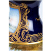 Paire de Vases Bleu de Sèvres » décor à la Wateau «  27