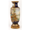 Paire de Vases Bleu de Sèvres » décor à la Wateau «  31