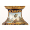 Paire de Vases Bleu de Sèvres » décor à la Wateau «  32
