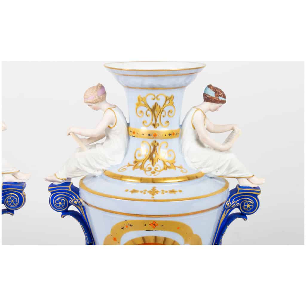 Paire de Vases  » La Lecture  » GIBUS Paris 1870 6