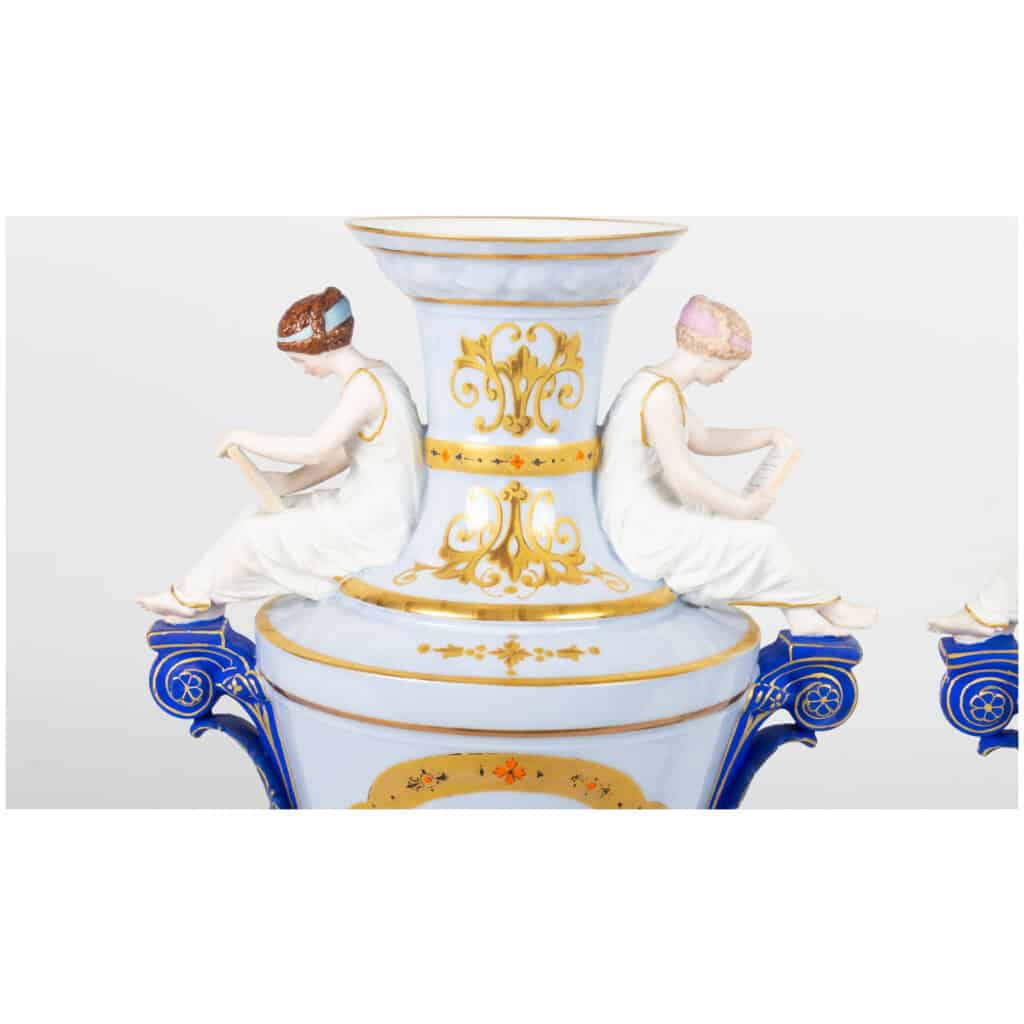 Paire de Vases  » La Lecture  » GIBUS Paris 1870 7