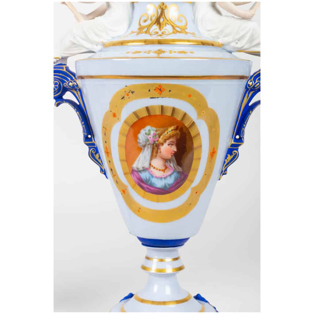 Paire de Vases  » La Lecture  » GIBUS Paris 1870 5