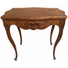 19th Century Regency Style Molded Walnut Cabaret Living Room Table 19