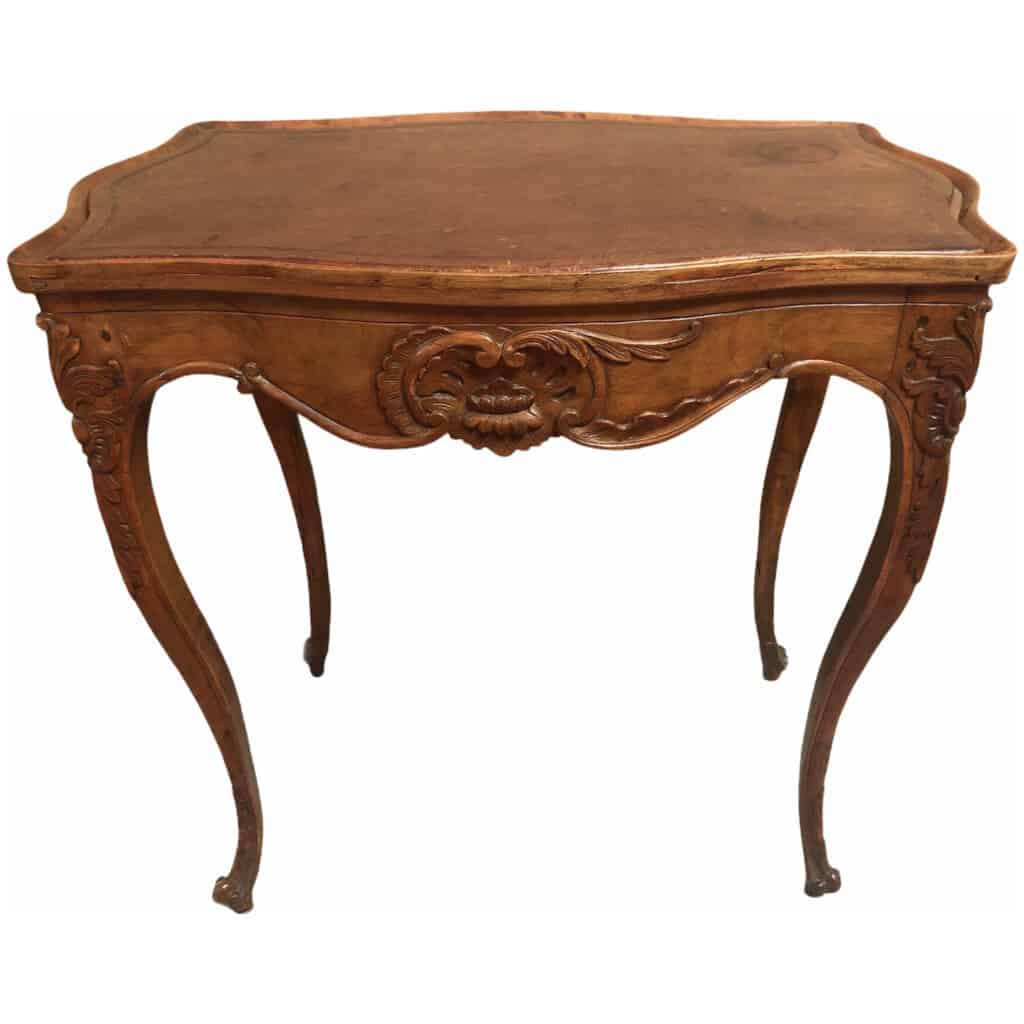 19th Century Regency Style Molded Walnut Cabaret Living Room Table 6