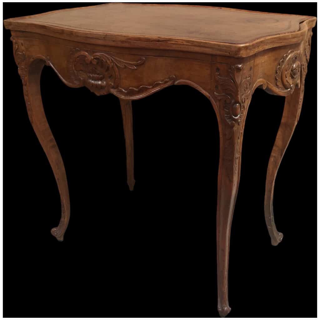 19th Century Regency Style Molded Walnut Cabaret Living Room Table 15