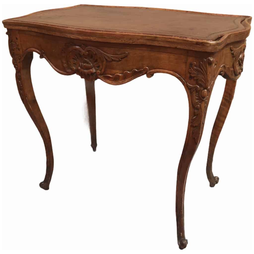 19th Century Regency Style Molded Walnut Cabaret Living Room Table 13