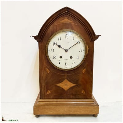 Wood terminal clock, high. 50 cm, Deb. Twentieth