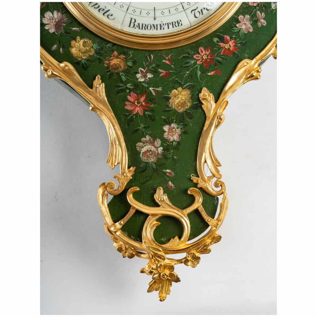 Barometer - thermometer from the Napoleon III period (1851 - 1870). 5
