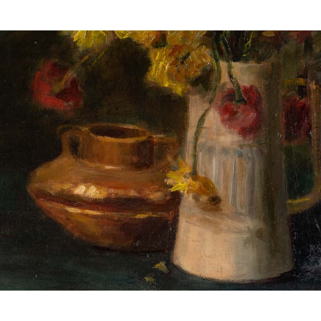 Still life with Buttercups "Garnier" late XIXth century 6