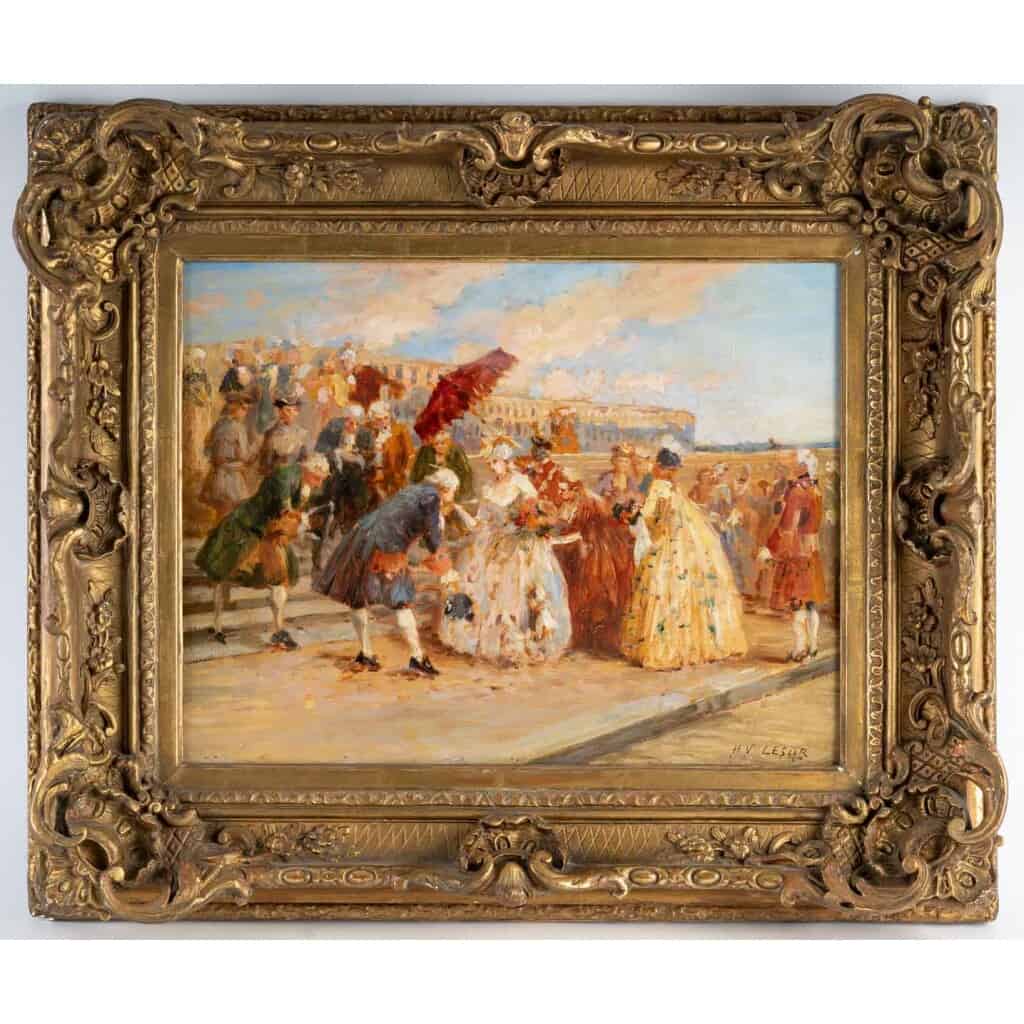 The Courtiers at Versailles (Henri Victor LESUR 1863/1932) 3