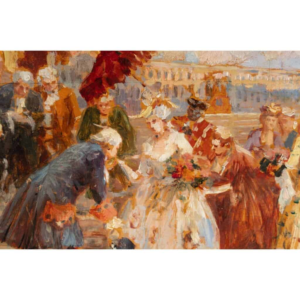 Les Courtisans à Versailles ( Henri Victor LESUR 1863/1932 ) 5