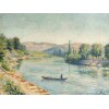 Bord de Rivière Elisabeth DODEL ( 1872/1952 )France 10