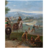 Scène de Fête au village « tableau Flamand XIXème «  13