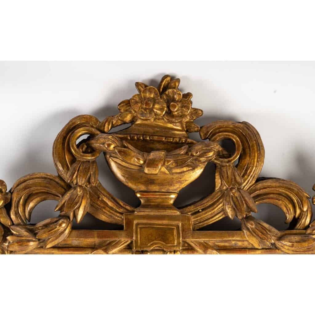 Miroir LOUIS XVI en bois doré 4