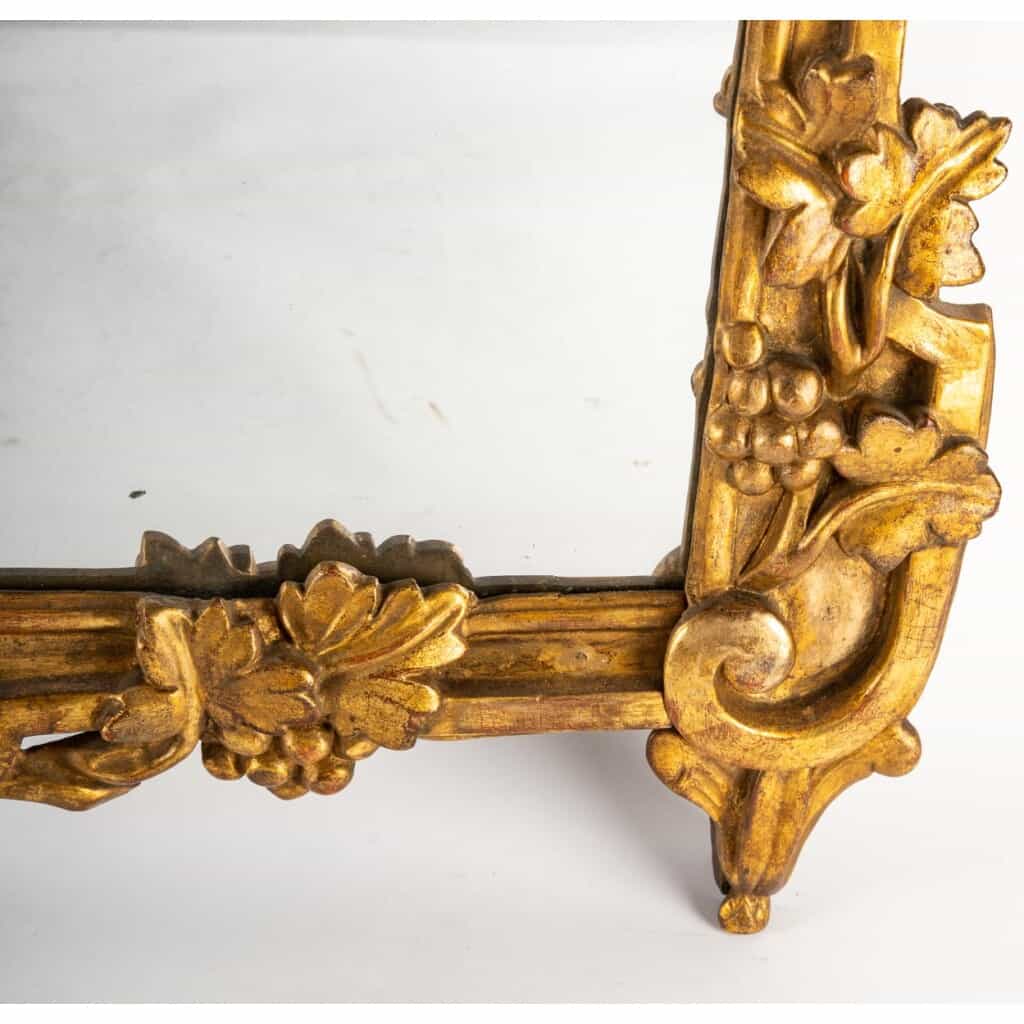 LOUIS mirror XVI golden wood 8