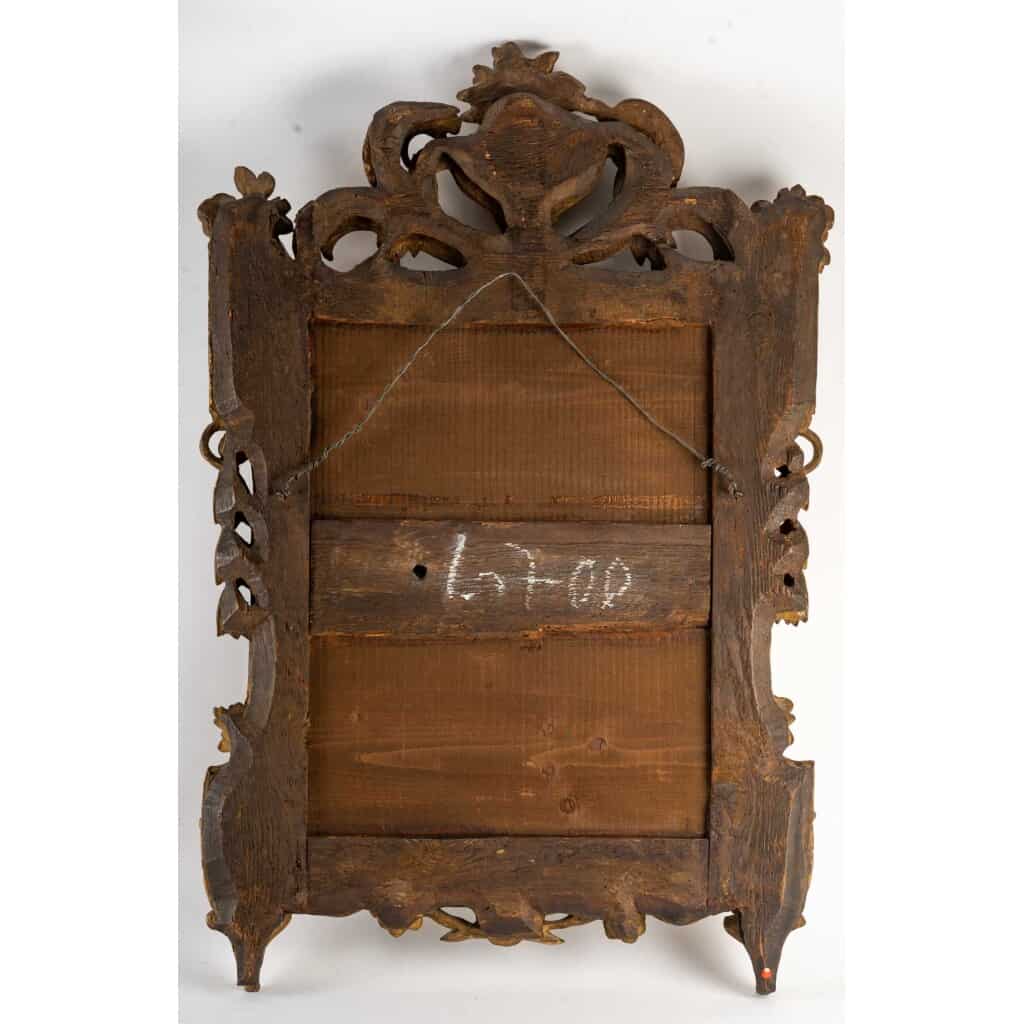 Miroir LOUIS XVI en bois doré 7