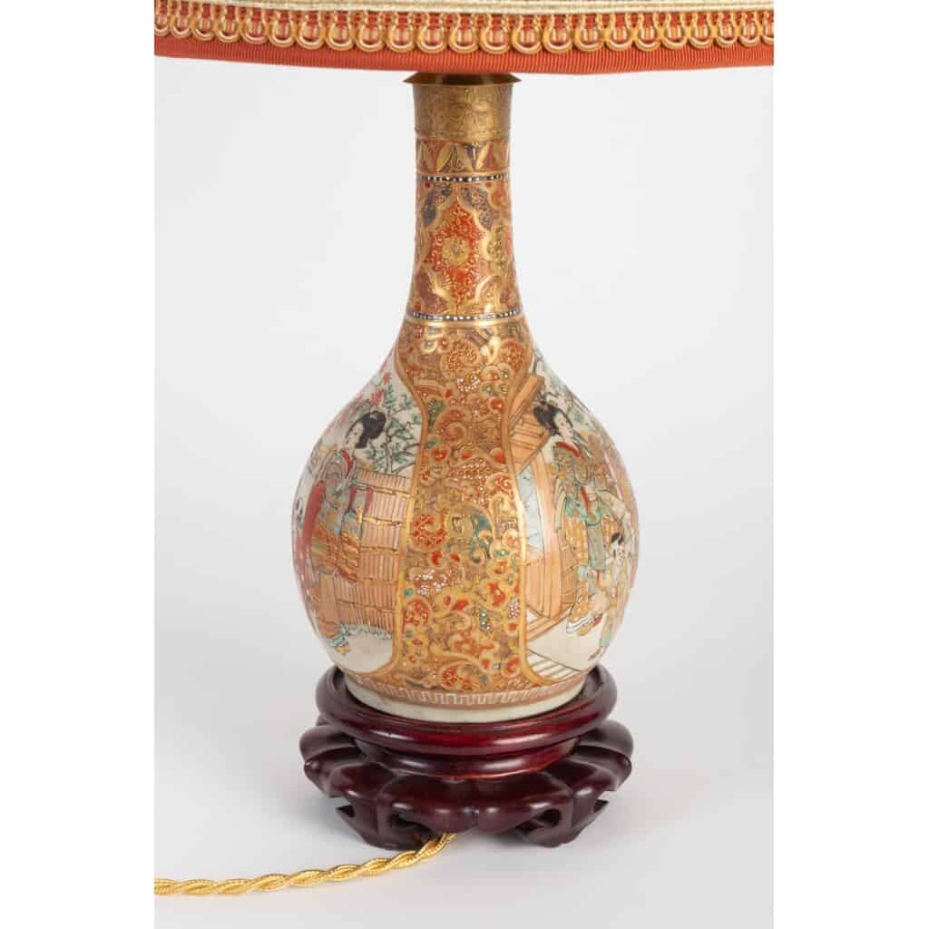 Small Satsuma lamp (Japan XIXth ) 6