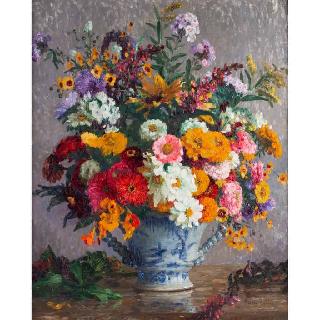 Bouquet of flowers in a vase Marthe Moisset (1871/1945) 4