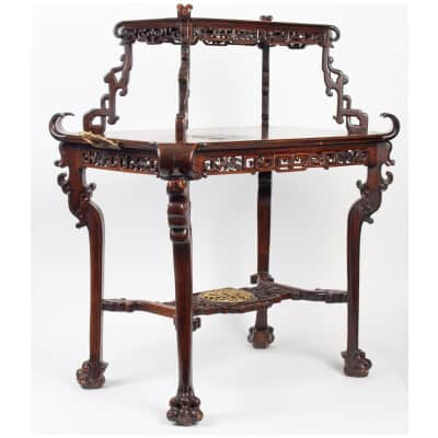 Japanese style table attributed to Viardot