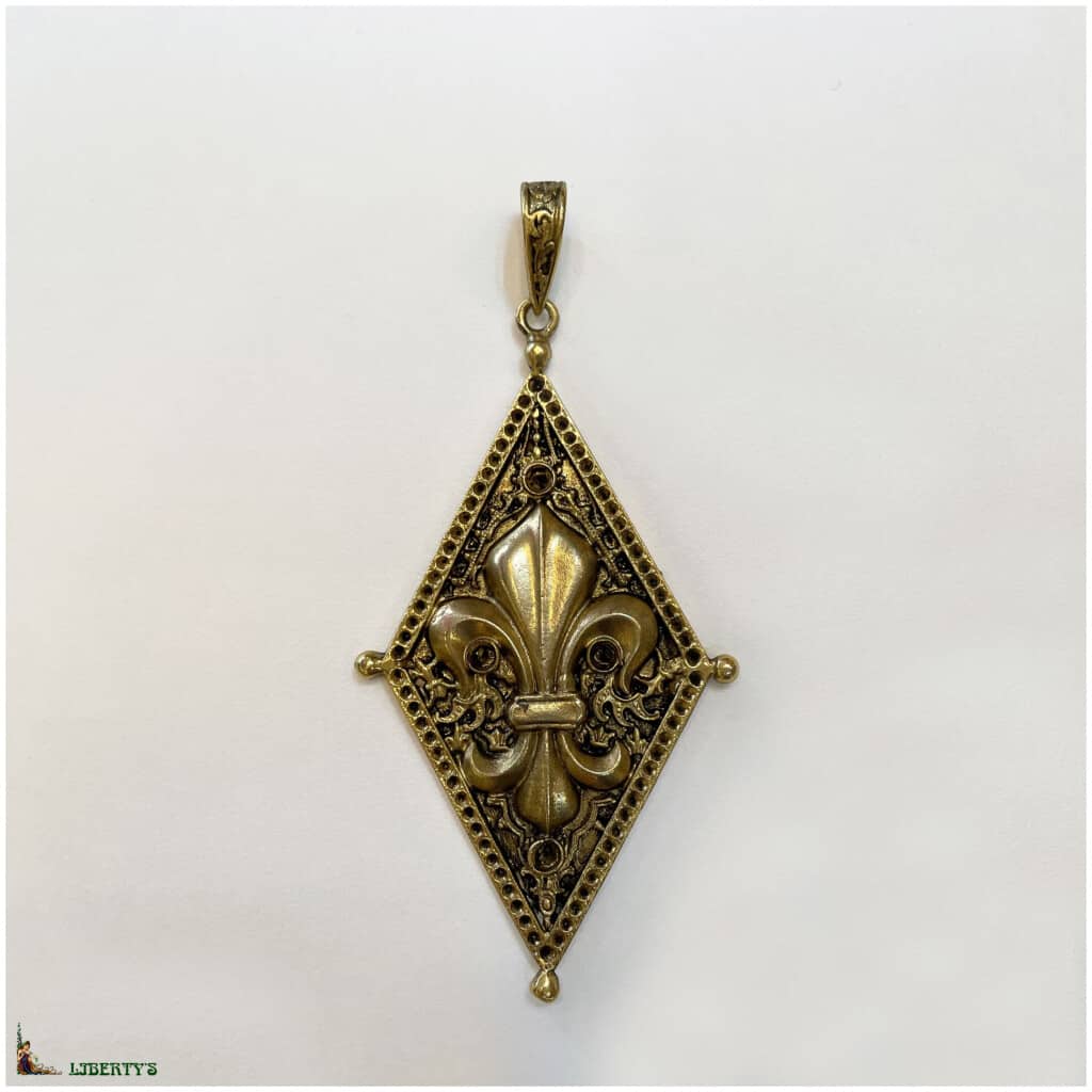 Golden pendant, high. 7.5 cm, (1950-1960) 3