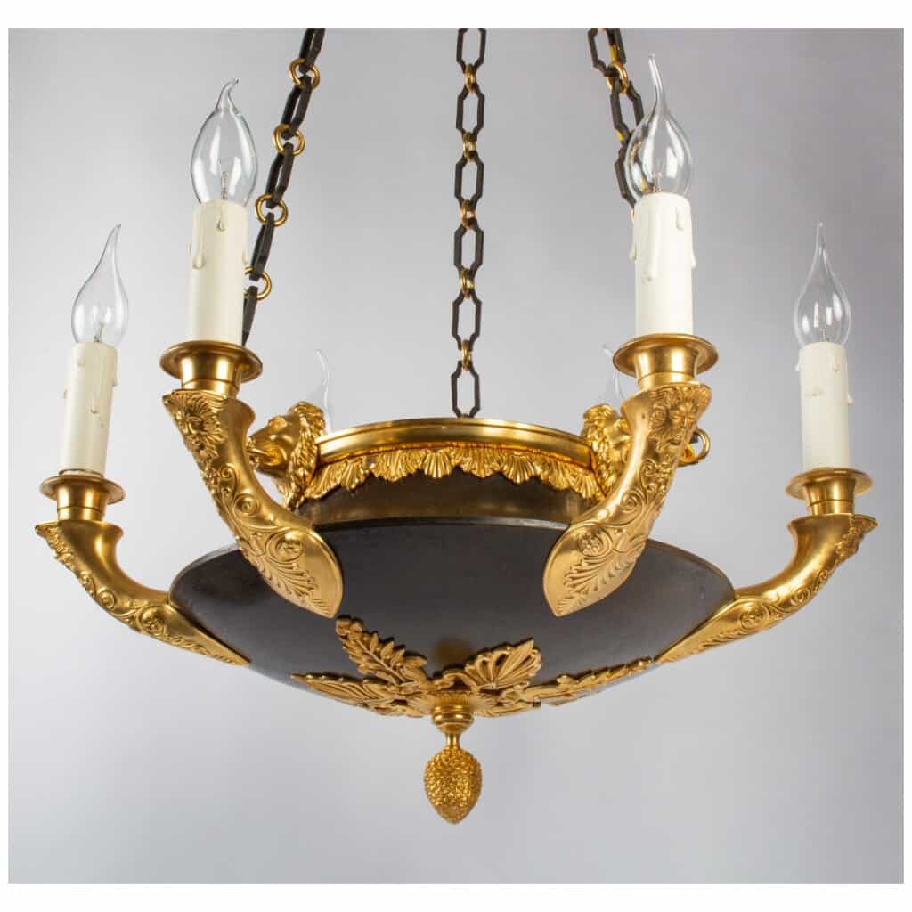 1st Empire style chandelier. 4
