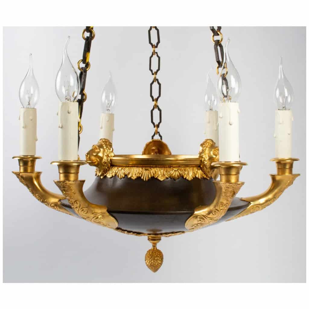 1st Empire style chandelier. 5