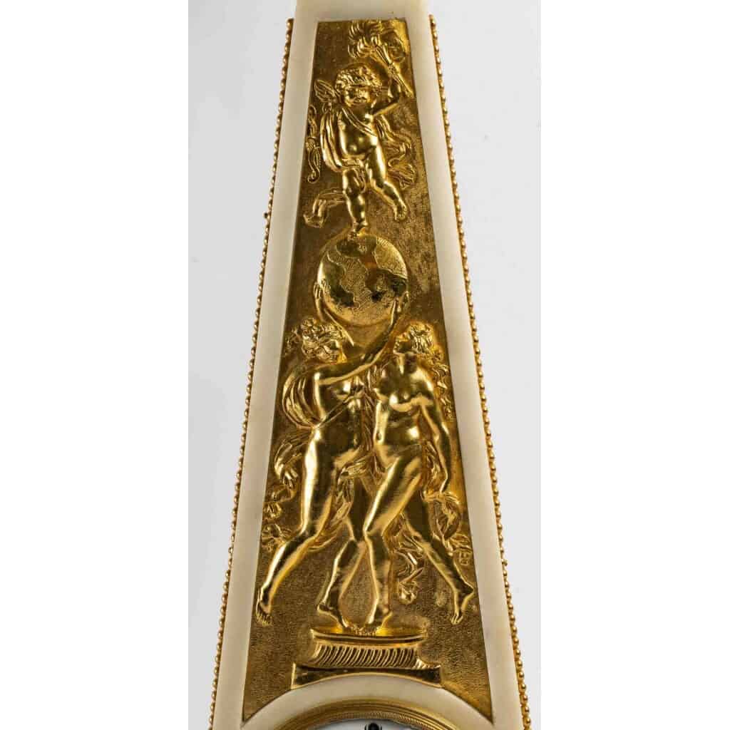 Pendule obélisque d’époque Louis XVI (1774 – 1793). 7