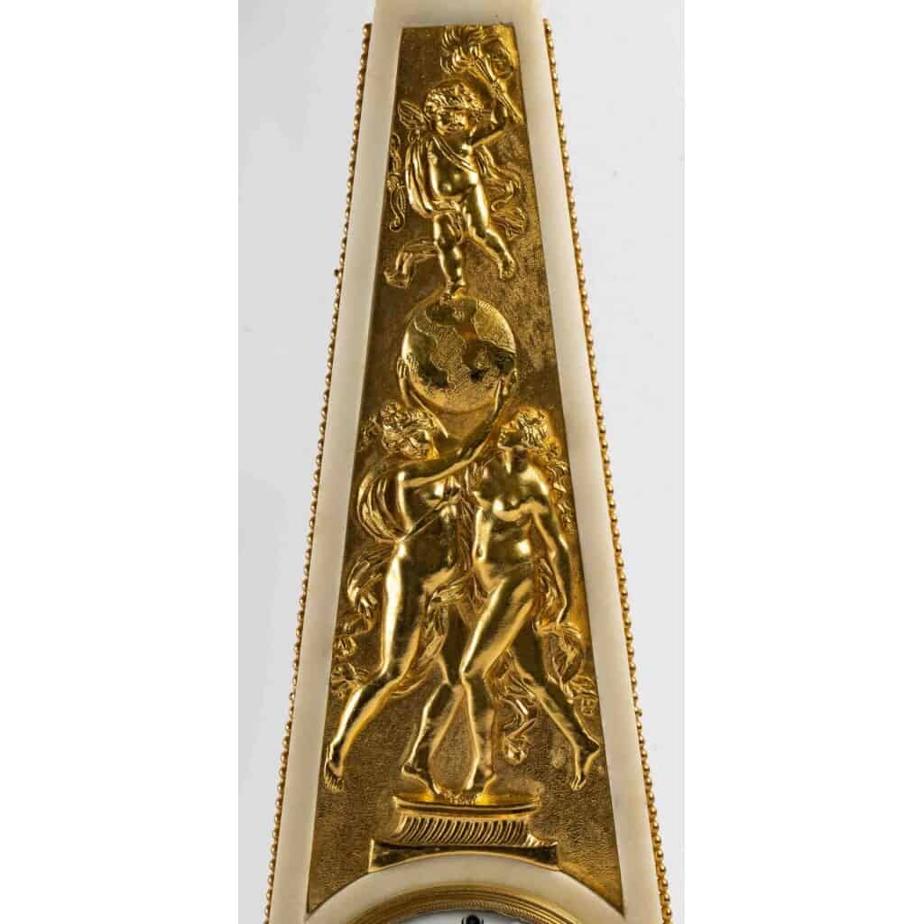 Louis Period Obelisk Clock XVI (1774 – 1793). 7