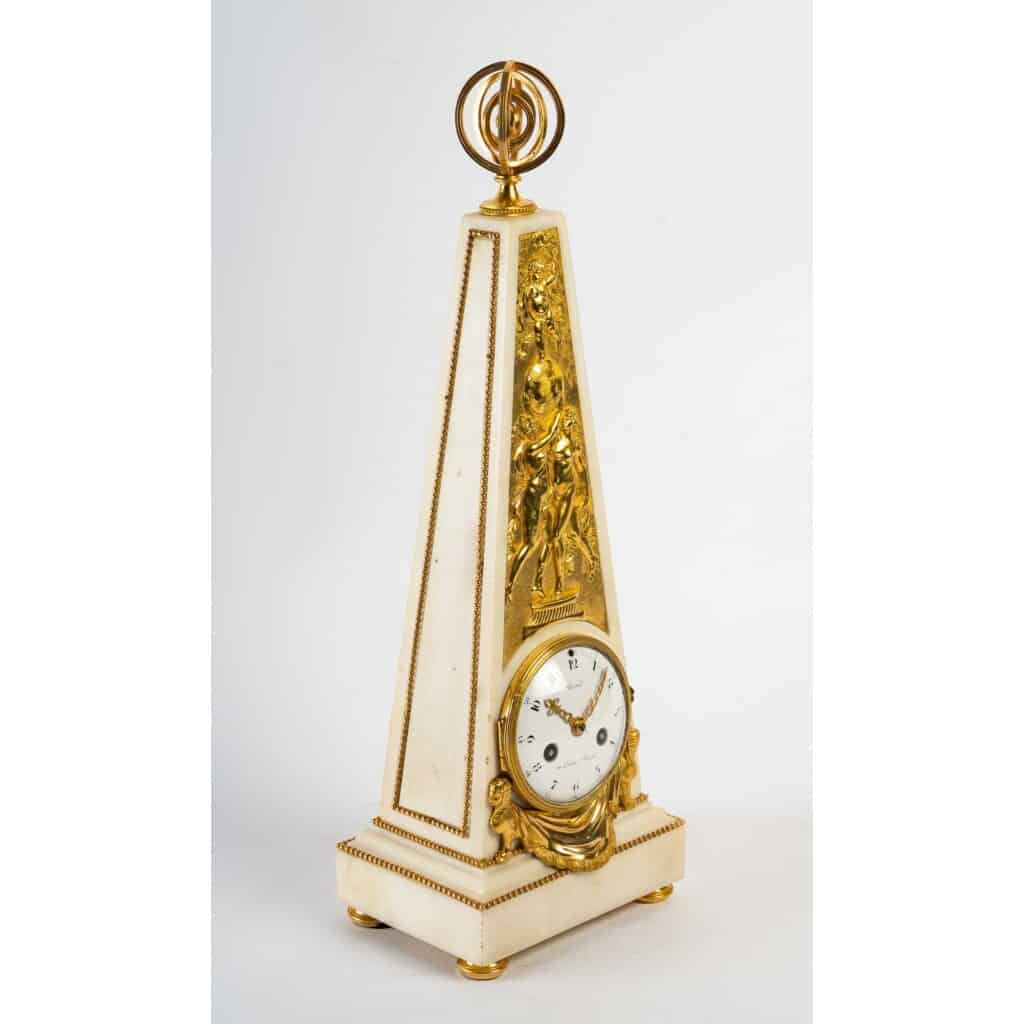 Louis Period Obelisk Clock XVI (1774 – 1793). 5